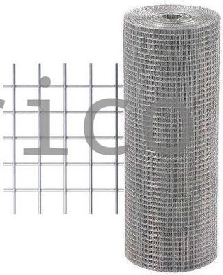 Malla Electrosoldada Galvanizada - 102x51 mm - 2,7 mm - 1x25 m
