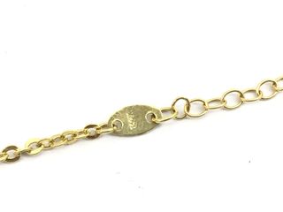 pulsera oro 18k con piedra con coral