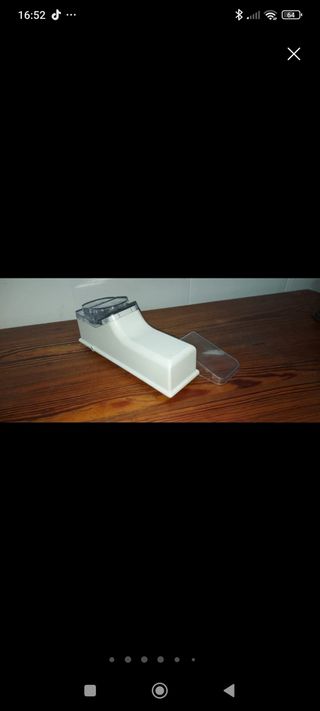 Afilador de cuchillos eléctrico blanco