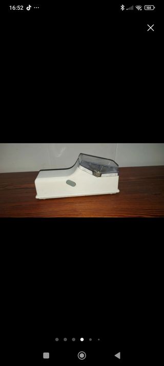 Afilador de cuchillos eléctrico blanco