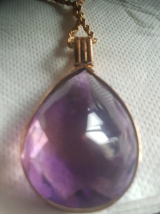 Colgante Oro 18K con Bolivianita