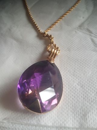 Colgante Oro 18K con Bolivianita