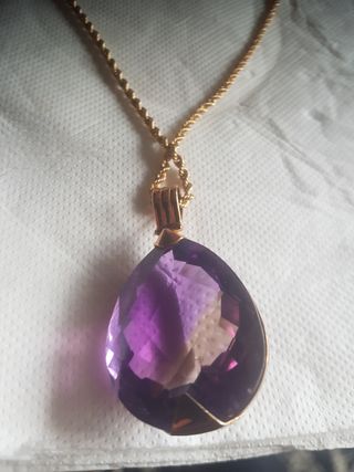 Colgante Oro 18K con Bolivianita