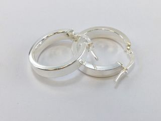 argollas plata 925mm