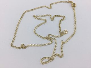 cadena oro 18k 25cm