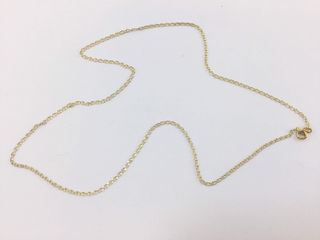 cadena oro 18k 25cm