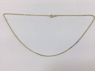cadena oro 18k 20cm