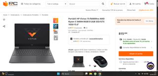 Portátil Gaming HP Victus
