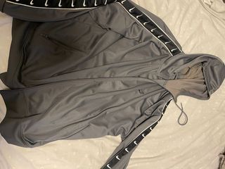 Sudadera Nike Gris Cremallera Talla XL