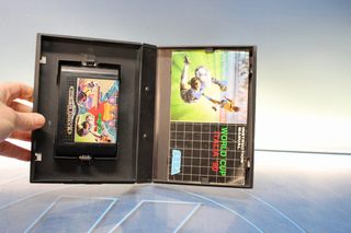 Sega Mega Drive. Mega Games I. Caja, manual y cartucho.