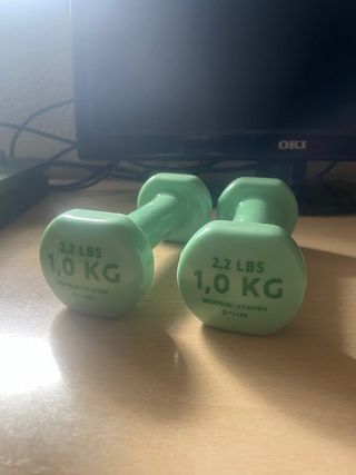 Mancuernas Decathlon 1 kg (2 unidades)