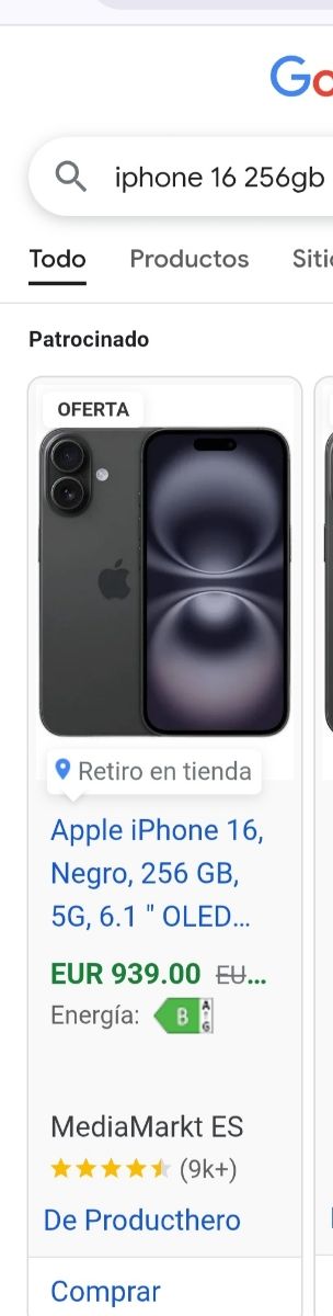 iPhone 16 256GB original