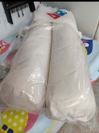 Relleno cojines caramelo blanco