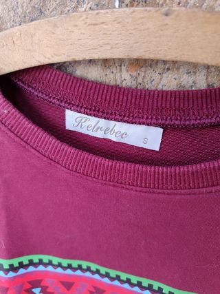 Sudadera Relbebee Estampada Talla S