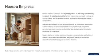 Montador profesional de muebles a domicilio