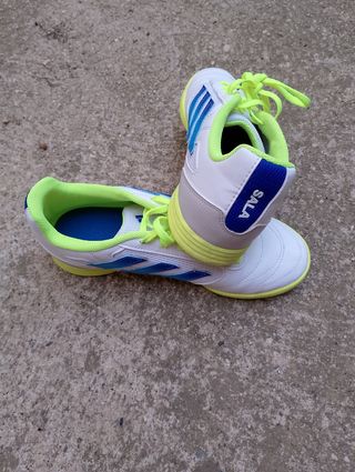 Zapatillas Adidas Blancas y Azules