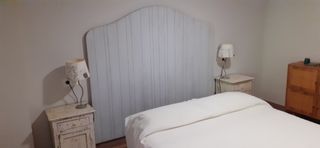 Cabecero de madera blanco