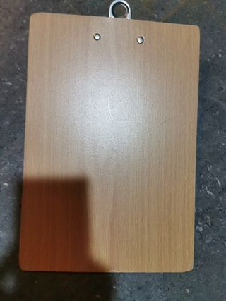 20 UD. Portapapeles madera pinza. Carta restaurant