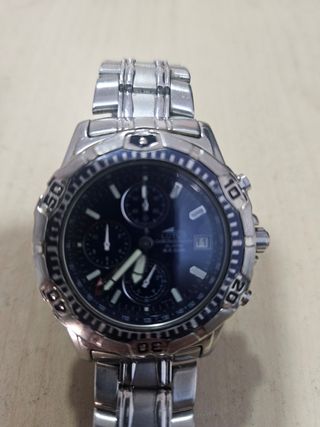 Reloj Lotus Cronógrafo Azul y Plateado