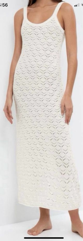 Vestido Oysho Crochet