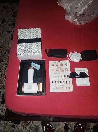 Luce pulsata IPL oro e bianco