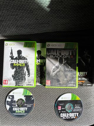 Call of Duty MW3 y Black Ops II Xbox 360