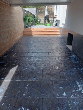 Suelo de hormigón impreso