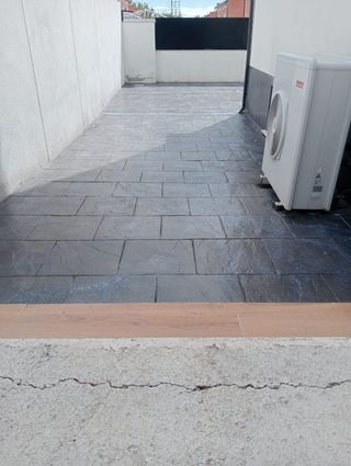 Suelo de hormigón impreso