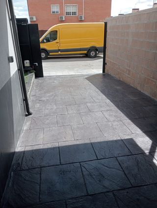 Suelo de hormigón impreso