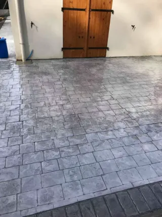 Suelo de hormigón impreso