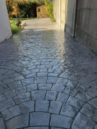 Suelo de hormigón impreso