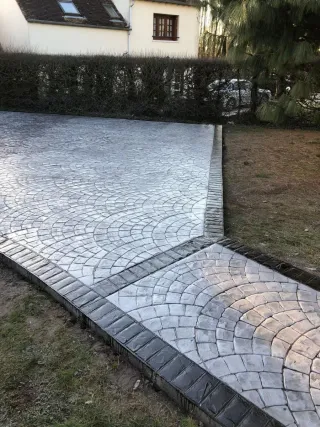 Suelo de hormigón impreso