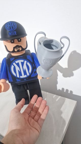 Lego gigante calcio Inter Champions 33cm 