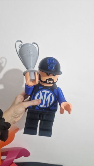 Lego gigante calcio Inter Champions 33cm 