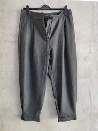 Pantalón de vestir gris Zara  estilo moderno L