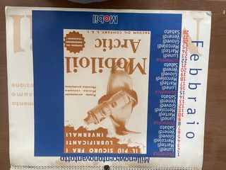 Calendario Mobil Oil 1998