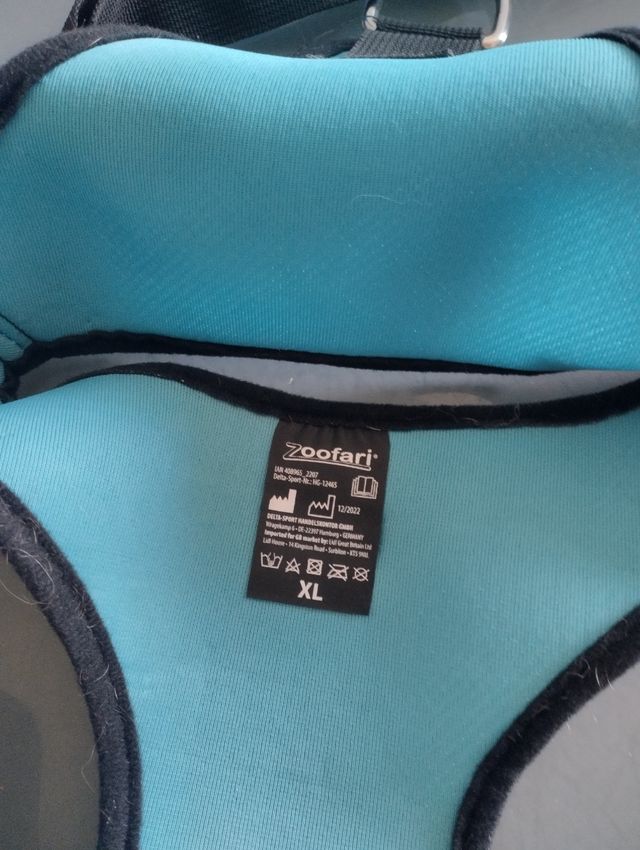 Arnés para Perro Zoofari. Sin uso. Talla pequeña.