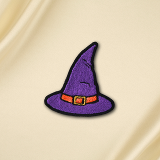 Parche Bordado Sombrero Halloween Termoadhesivo