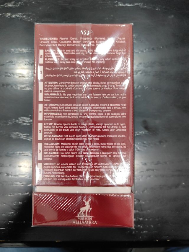 Forbidden Love Maison Alhambra Eau de Parfum 80ml