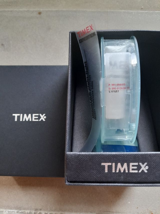 Orologio Timex Expedition blu e argento