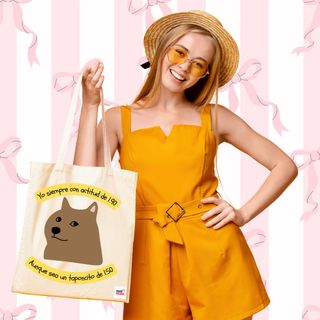 Bolso Tote Perro Divertido