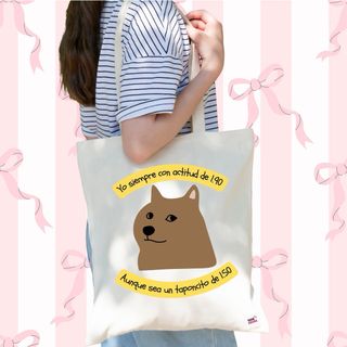 Bolso Tote Perro Divertido