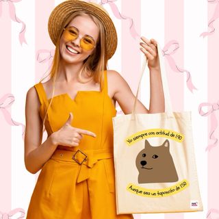 Bolso Tote Perro Divertido