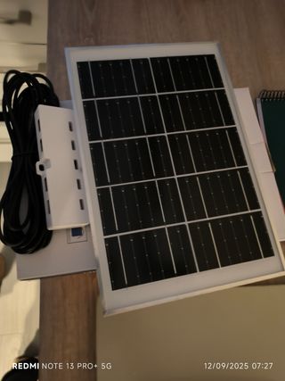 Panel solar para carga portátil