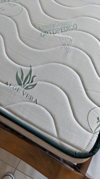 Cama  con ruedas + colchón ortopedico
