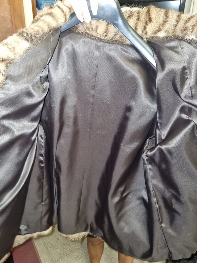 Giacca pelliccia vera artigianale rigenerata