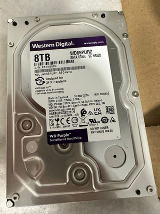 2x 8TB WD Purple HDD