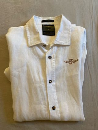Camisa Aeronautica Militare Blanca Talla M