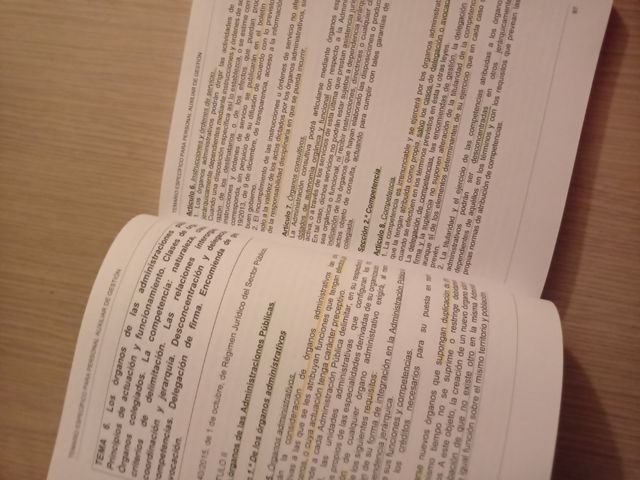 TEMARIO AUXILIAR DE Gestión oposiciones