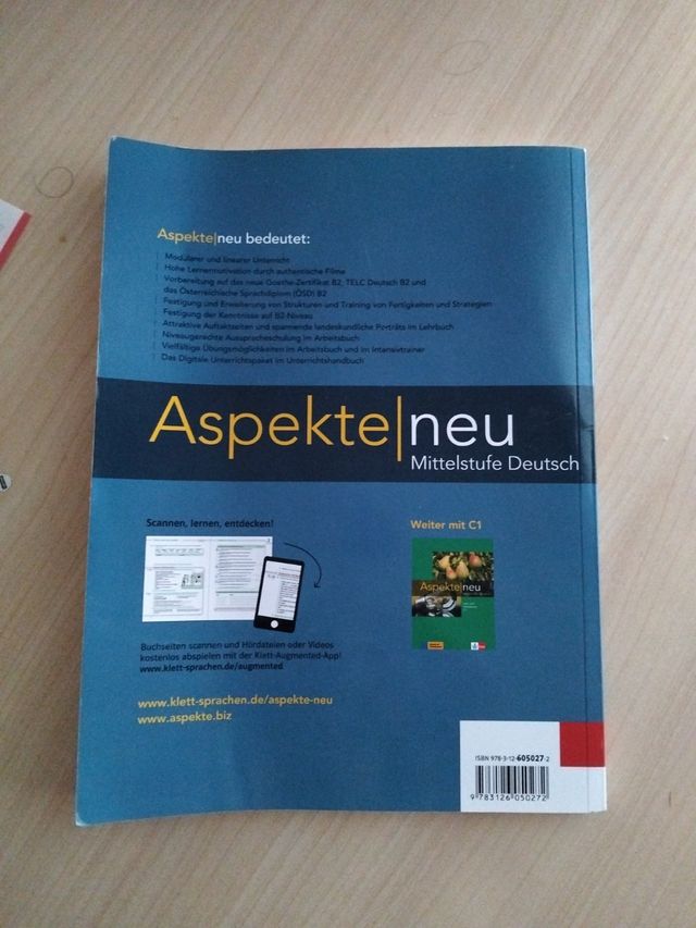 Aspekte neu b2, libro del alumno y libro de eje...